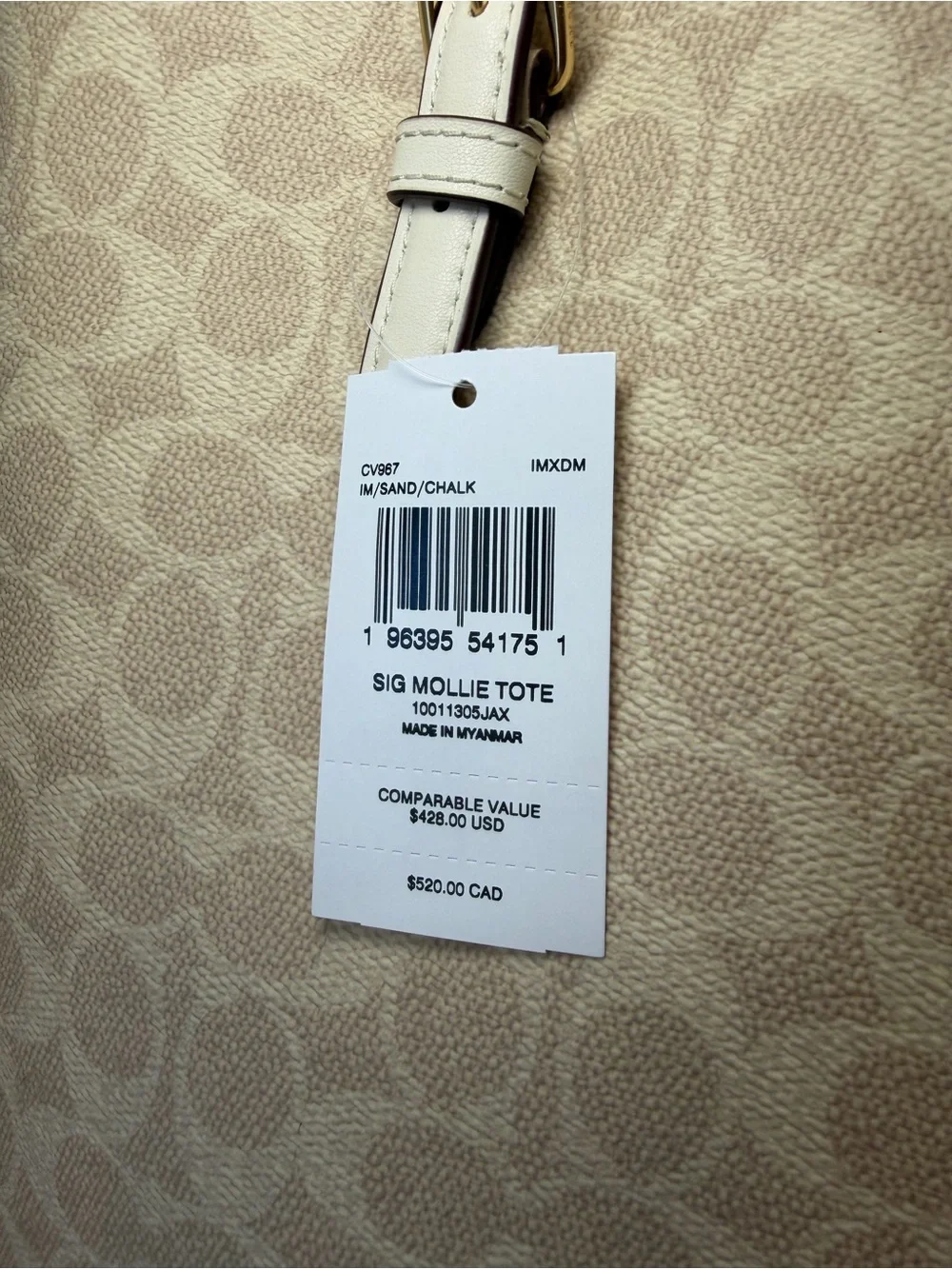 Coach new tags